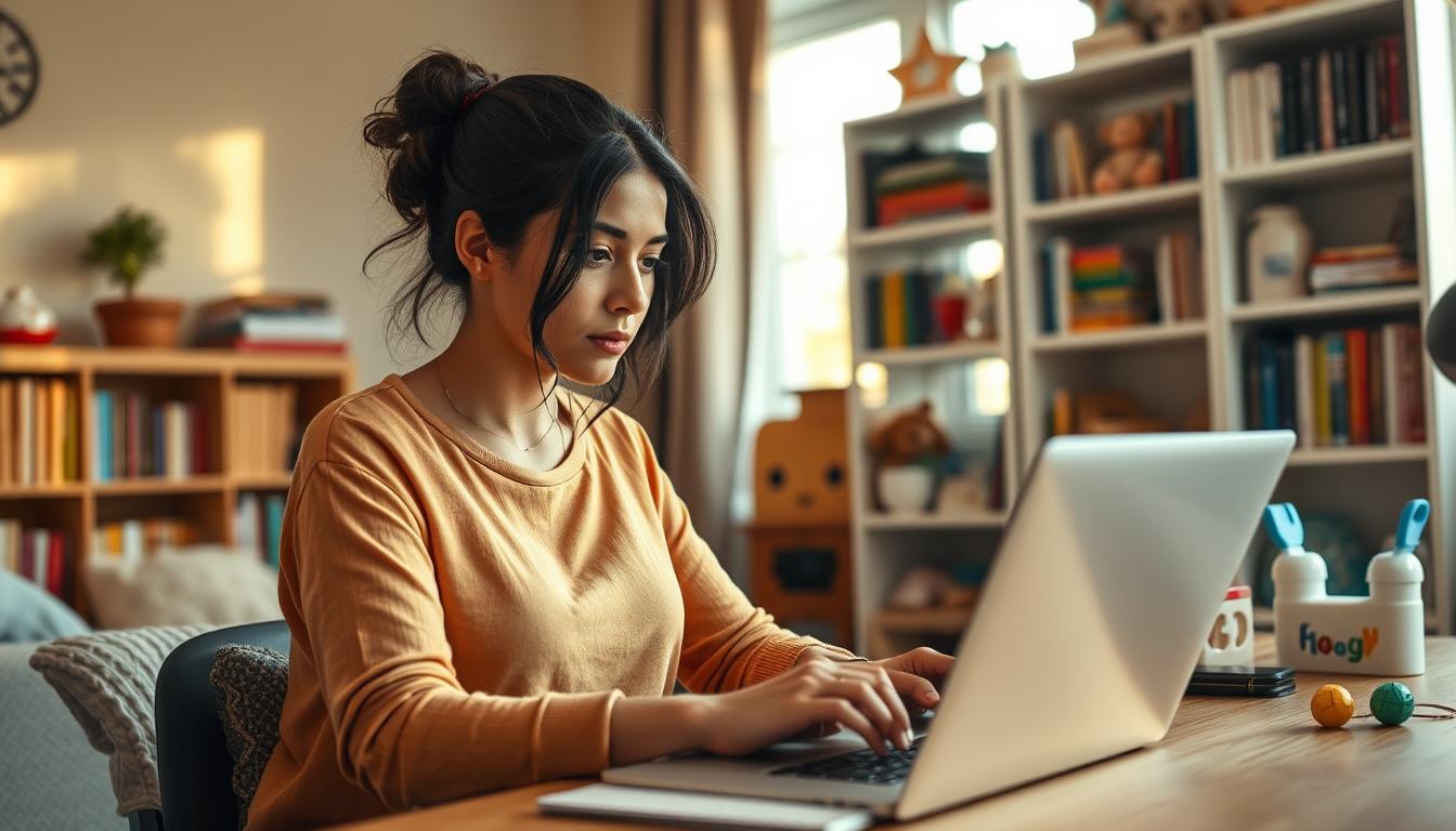 remote transcription work for moms